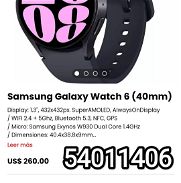!!Smart Watch/ Reloj inteligente/Samsung Galaxy Watch 6 (40mm) Display: 1.3", 432x432px. SuperAMOLED, AlwaysOnDisplay!! - Img 45732290