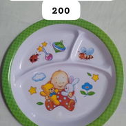 Platos para niños con divisiones tipo bandeja - Img 55998219