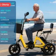 ‼️PARA LA COMODIDAD DE LOS MAYORES DE LA CASA‼️ 60-70km de autonomía 1 Mes de garantía Precio 1190USD - Img 55766379