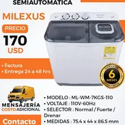 Lavadora Semiautomática Milexus de 7 kg - Img 55999485