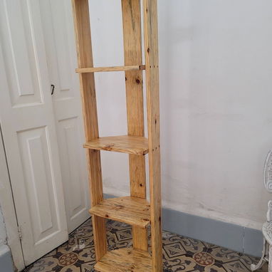 Mueble Estante Esquinero (Apoyado al piso) de Madera natural - 5/6