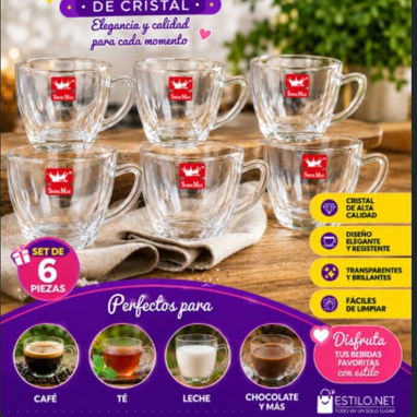 Juegos de tazas y jarras para café, varios modelos. - 4/9