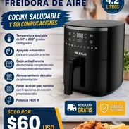 Freidora de Aire MILEXUS 4.2L — 60 USD ✔ Cocina más saludable ✔ Rápida y fácil de usar - Img 55605086