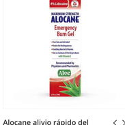 Alocane para quemaduras leves 18 usd - Img 57388290