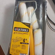 Kit de rodillos para pintar de 4", incluye el mango,5 unidades y la bandeja - Img 55916687