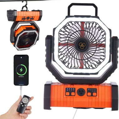 Ventilador Recargable F6 - 2/3
