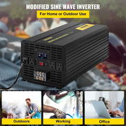 Inversor de Corriente 5000W-10000W | 12V a 120V | Onda Modificada - Img 55625227