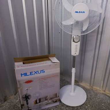 Ventilador Recargable de Pedestal Milexus Batería Litihum duración 8 horas en 85 USD Transporte incluido - Img 105666288