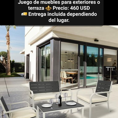 Juego de muebles y de comedor para exteriores - Img 122726896