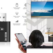 Receptor transmisor bluetooth para equipos de música, bocinas, carros y televisores🔊 - Img 48453896