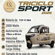 Triciclo eléctrico marca sport Mc - Img 56495890