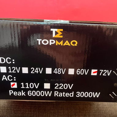 🔋Inversores TOPMAQ🔋 Radicamos en Playa, La Habana. Tengo por cantidad(+5). +53 50556637 Topmaq 72v 4000W Precio: $ - Img 120611658