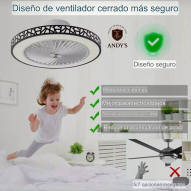 Ventilador de techo modelo circular - Img 123069180