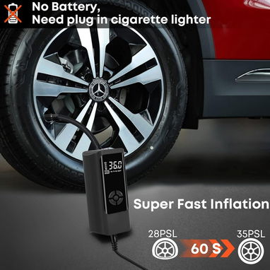 Compresor de aire /usb/portatil/linterna(150 psi) - Img 123717829