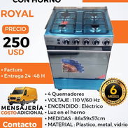 Cocina de gas con horno Royal - Img 54839646
