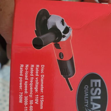 Pulidora. ✅ Potencia de 750 W ✅ Alimentación de 110 V ✅ 5 Discos corte de 115 mm ✅ Velocidad regulable de 3000 a 11 000 - 4/6
