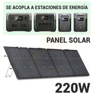 Panel Solar Bifacial Portátil EcoFlow NextGen 220W TOPCon IP68 Con Cable XT60 - Img 57486028