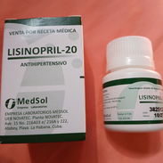 Lisinopril 🇨🇺 ( 20 mg ) . Frasco sellado de 30 tabletas. - Img 56967605