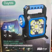 Lámpara recargable, nuevas de paquete en su caja... 14usd. 52759786. tiene panel solar también. - Img 50287858