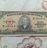 Vendo billete antiguo de 20 pesos cubanos del año 1960 - Img 50517676