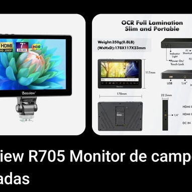 Vendo Monitor de Campo Desview R705 7" Full HD para cámaras - Img 124529432