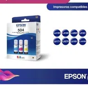 Tinta para Impresora Epson Ecotank 504 Negra. Originales 127 ml Sellados al Vacío. - Img 48787571