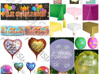 Artículos decorativos cumpleaños, fiestas y más... - Img 66572980