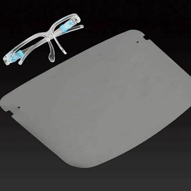 CARETA O PROTECTOR PARA EL ROSTRO CON SOPORTE MARCO DE LENTES - Img 83404056