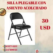 Silla plegable con asiento acolchado - Img 57135911