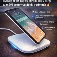 Cargador inalámbrico compatible con iPhone y Android - Img main-image-52098916