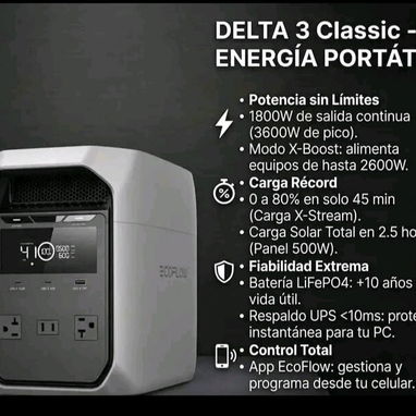 Ecoflow delta 3 clásica, Bluetti Elite 100 V2, Ecoflow 3 Clásica, y más - 2/5