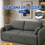 Spfa cama 850 mensajería incluida tono beige y gris oscuro - Img 58297264