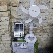 Ventilador recargable de mesa, Premier, 16", 22W, 7200mAH, panel solar usb -mensajería gratis y garantía - Img 54810289