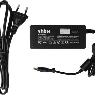 Cargador de red vhbw de 50 W (18,5 V/2,7 A) para HP 4410t, HP 550, HP 620, HP 625 53274327 - Img 114700989
