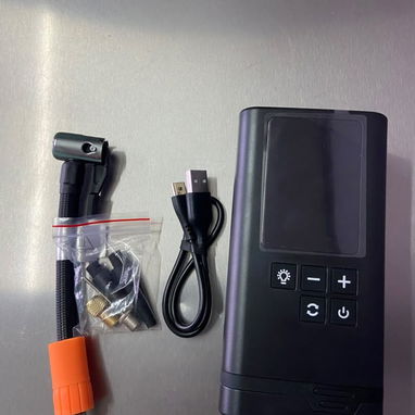 Compresor de aire portátil con Powerbank - 2/2