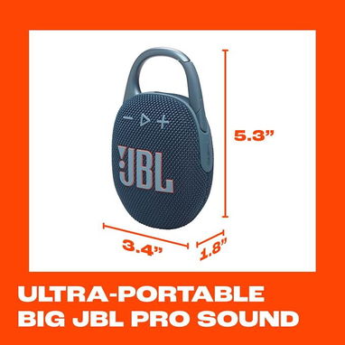 Bocina JBL CLIP 5 (AZUL) - 3/5