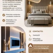 🛠️ ¡Transforma tu espacio con PVC de calidad! 🏠  En Los Desiguales Mueblería no solo ofrecemos muebles únicos bmkt - Img 55286935