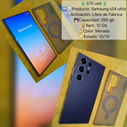 Samsung s24 morado super lindo para venta o cambio por iPhone o Samsung gama S hasta el 23 y vuelto - Img 58010976