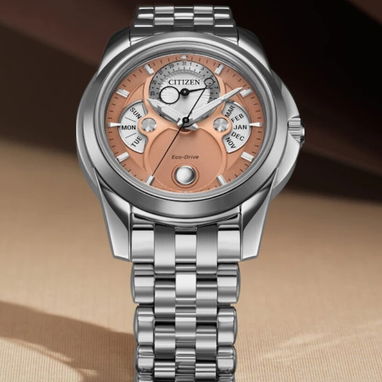 RELOJ CITIZEN ECODRIVE CALENDRIER SALMON (BU0080-52X) DE HOMBRE , 41.8MM EN ACERO INOXIDABLE CON CRISTAL ZAFIRO 58049738 - 2/3
