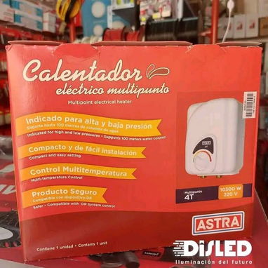 Calentador eléctrico de paso 10500 watts 220V - ASTRA - Img 123286006