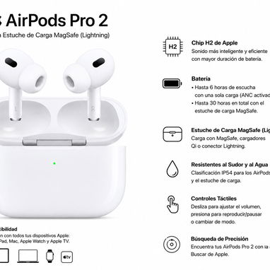 AirPods Pro + Cargador GAR166 PD30W - Img 123735823