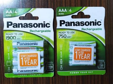 Baterías recargables AAA-AA Panasonic con mensajería incluída - Img main-image-45838965