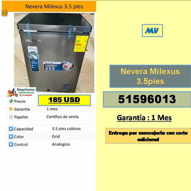 MV-622-Neveras...51596013...Transporte costo adicional - Img 123290545