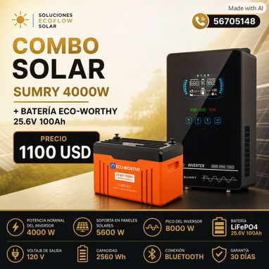 Kits solares 2560WH - 2/4