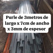 Purles de 3 m de largo x 7 de ancho x 3 mm de espesor - Img 54927267