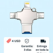 LECTOR PARA TARJETAS DE MEMORIA OTG 4 EN 1 - Img 54394294