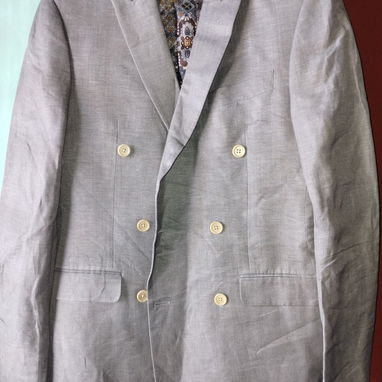 Trajes y blazer de hombre (blanco, malva, gris, negro) - Img 125274760