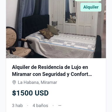 ASEGURA TU ALQUILER EN CUBA CON ESTÁNDAR INTERNACIONAL - Img 121041962