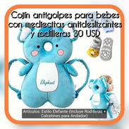 🛡️Cojín Antigolpes para Bebé – Protector de cabeza acolchado – Ideal para gateo y primeros pasos – Varios diseño - Img 56704589