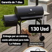 Parrilla de Carbón con Ahumador Lateral BBQ, Garantía de 7 días, Entrega por un mínimo costo adicional para toda La Haba - Img 54748436